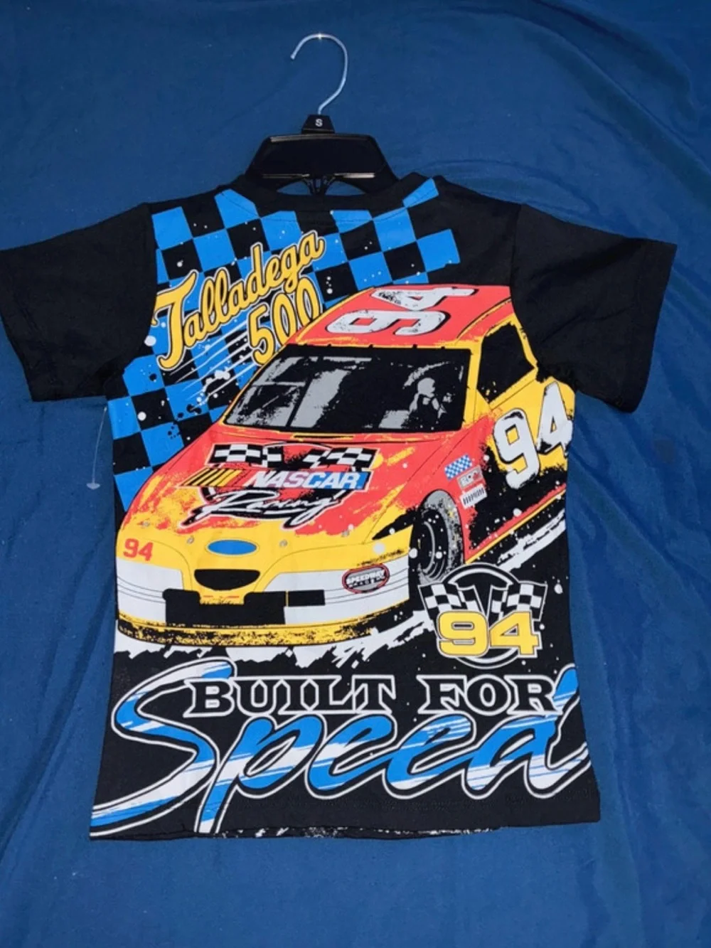 Freeze Kids' Black NASCAR Graphic Tee with Red Racecar